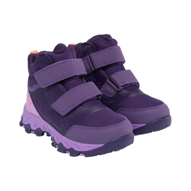 Otroški čevlji Track Mid WP 2V Aubergine/Lilac