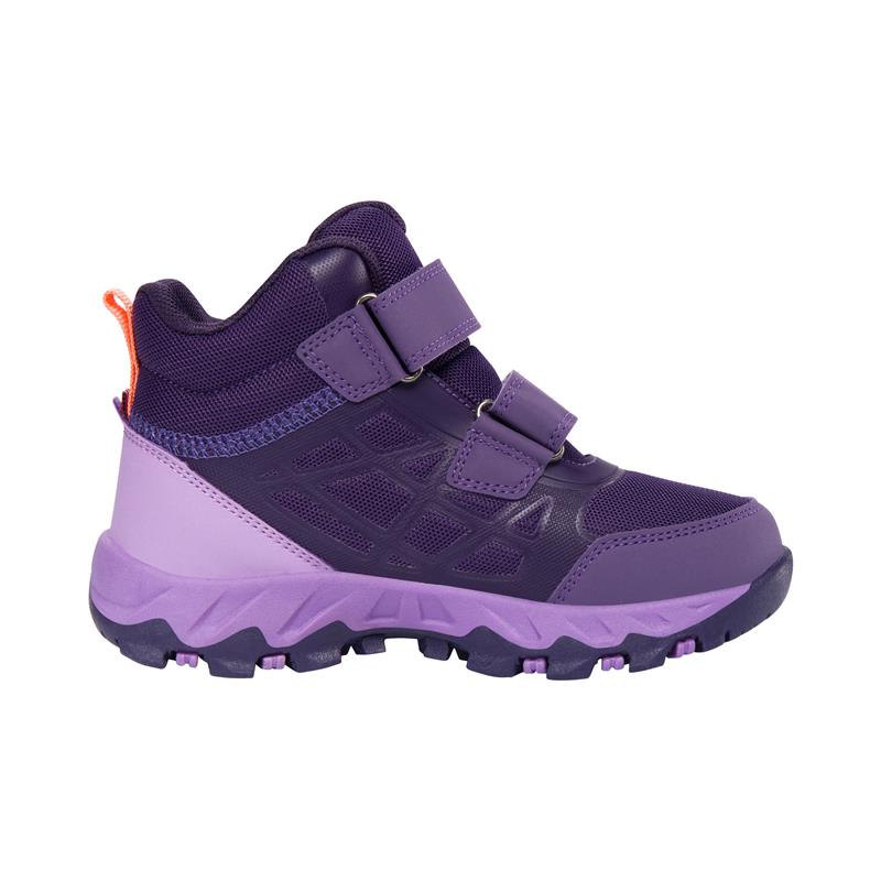 Otroški čevlji Track Mid WP 2V Aubergine/Lilac