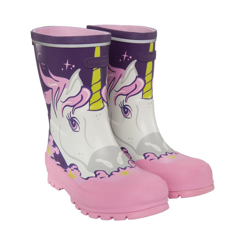 Otroški škornji Jolly Print Purple/Multi