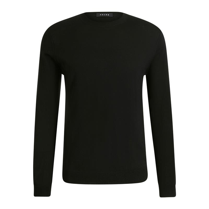 Moški pulover FALKE Premium Merino Wool Pullover black