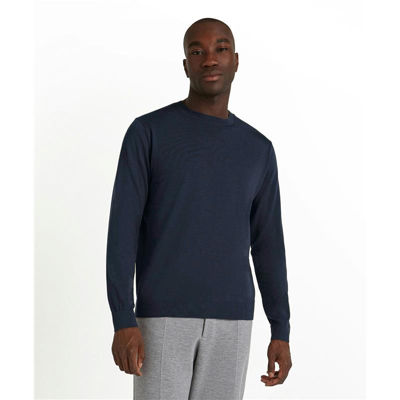 Moški pulover FALKE Premium Merino Wool Pullover space blue