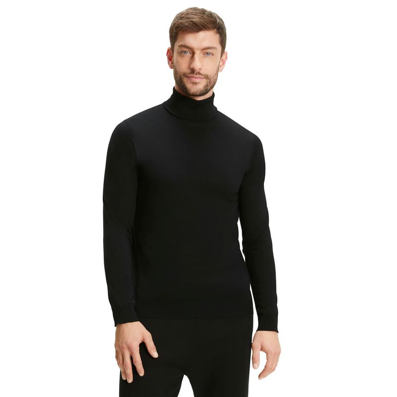 Moški pulover FALKE Premium Merino Wool Pullover black