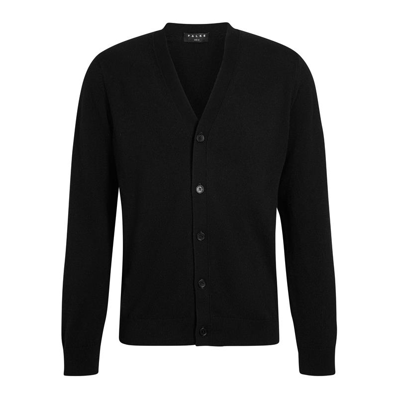 Moška jopa FALKE Pure Cashmere Cardigan black