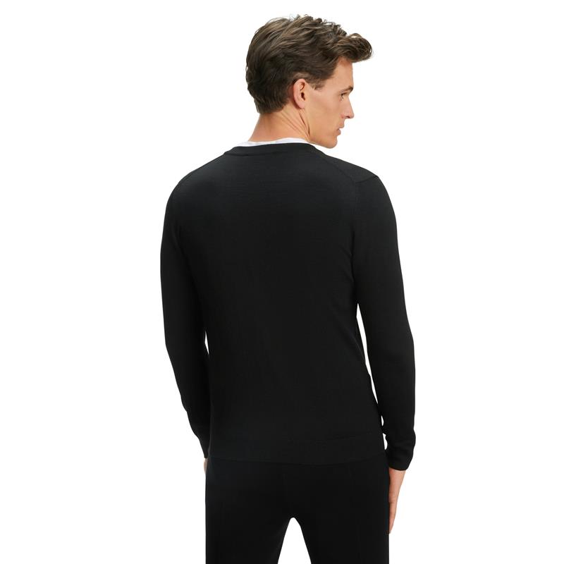 Moška jopa FALKE FAV Merino X-Fine Cardigan m black
