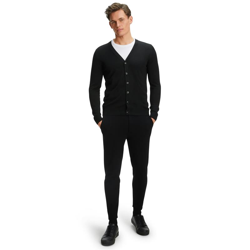 Moška jopa FALKE FAV Merino X-Fine Cardigan m black