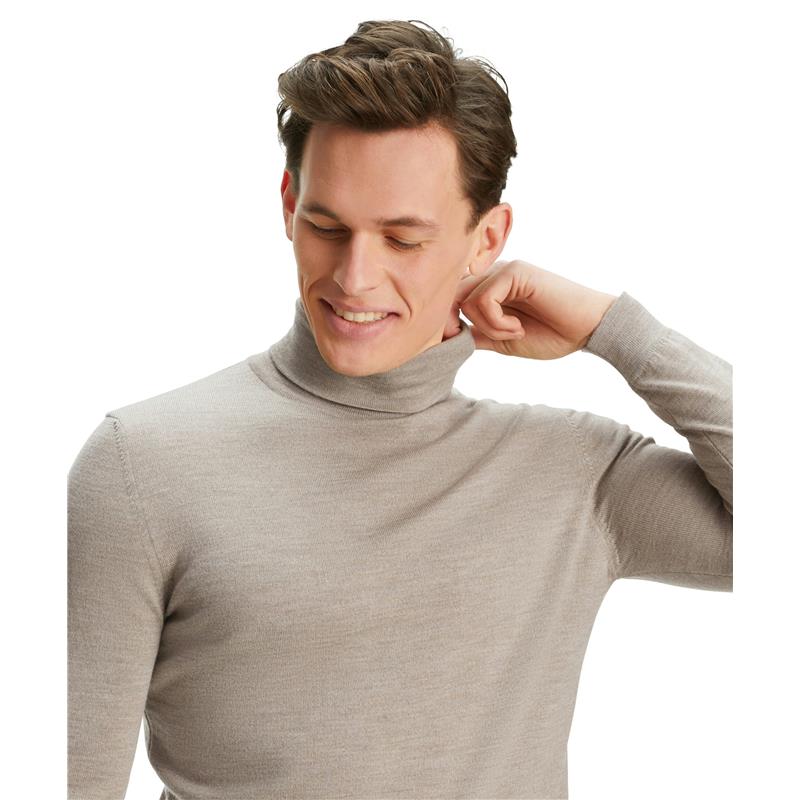 Muški pulover FAV Merino X-Fine Roll Neck m capino mel