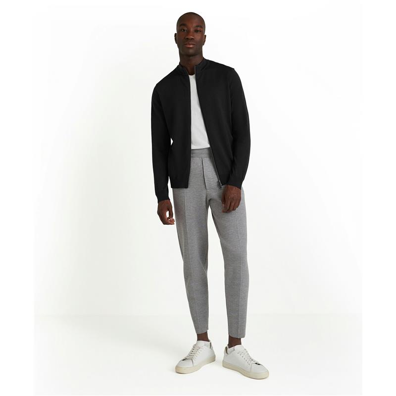 Muški pulover FAV Merino X-Fine Zip Jacket m crna