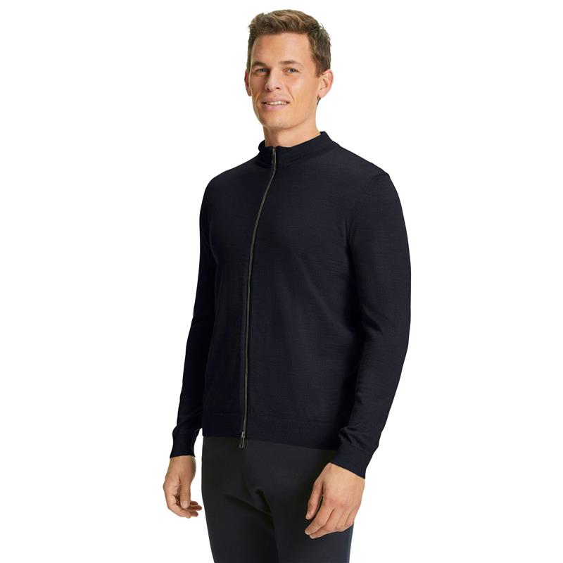 Muški pulover FAV Merino X-Fine Zip Jacket m noćno plavetnilo