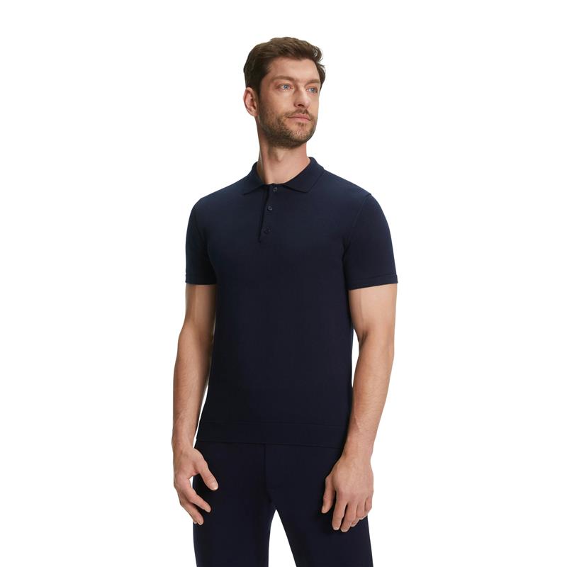 Moška polo majica FALKE Pure Cotton Polo Shirt night sky