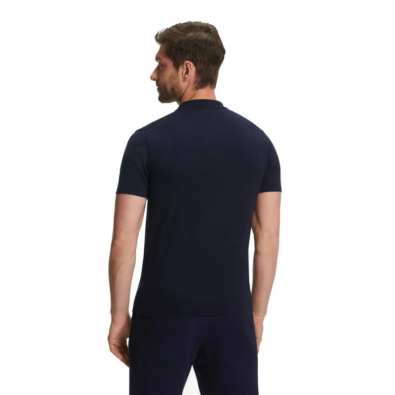 Moška polo majica FALKE Pure Cotton Polo Shirt night sky