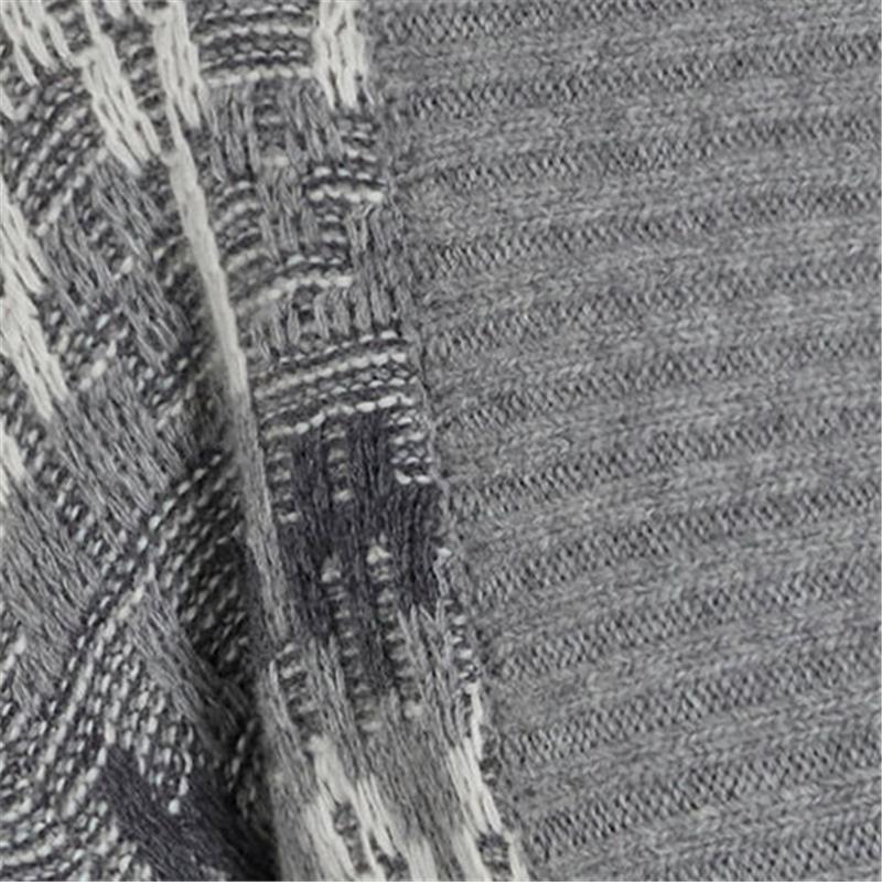 Ženska jopa SEL Jacquard Long Cardigan w Moškagrey mel