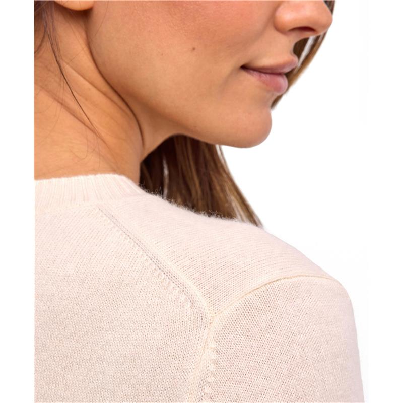 Ženski pulover FALKE Pure Cashmere Pullover off-white