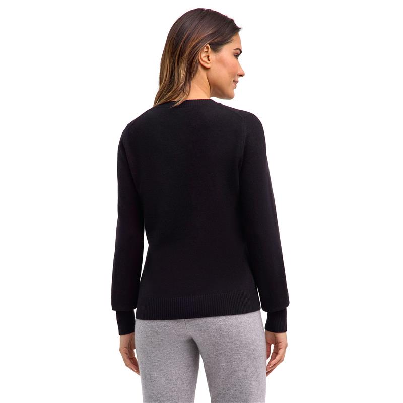 Ženski pulover FALKE Pure Cashmere Pullover black