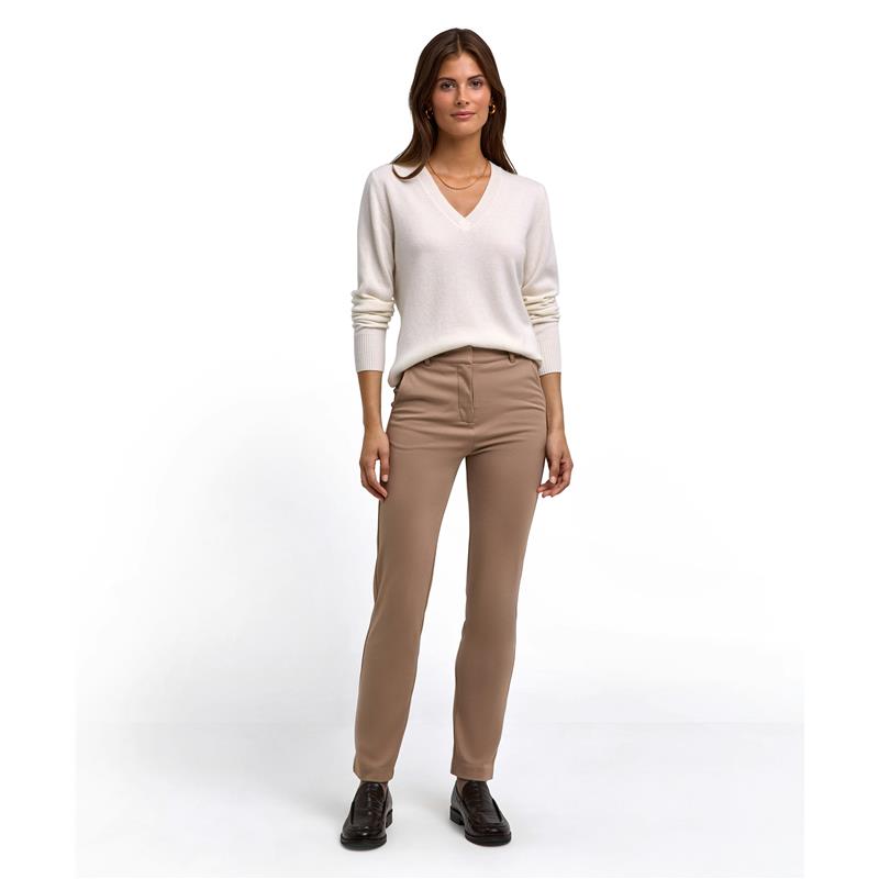 Ženski pulover FALKE Pure Cashmere Pullover off-white