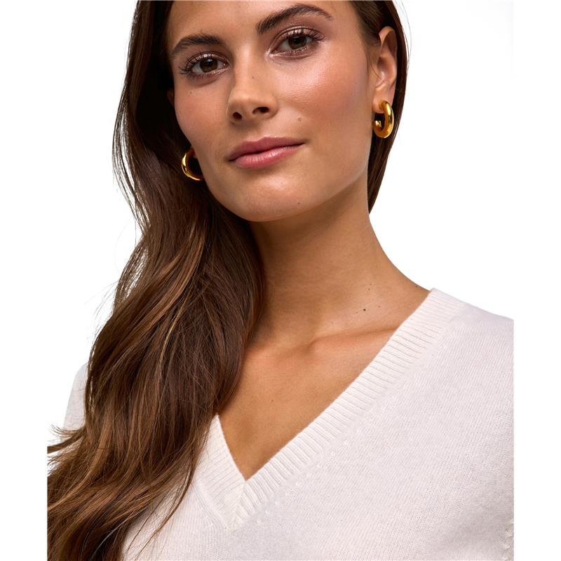 Ženski pulover FALKE Pure Cashmere Pullover off-white