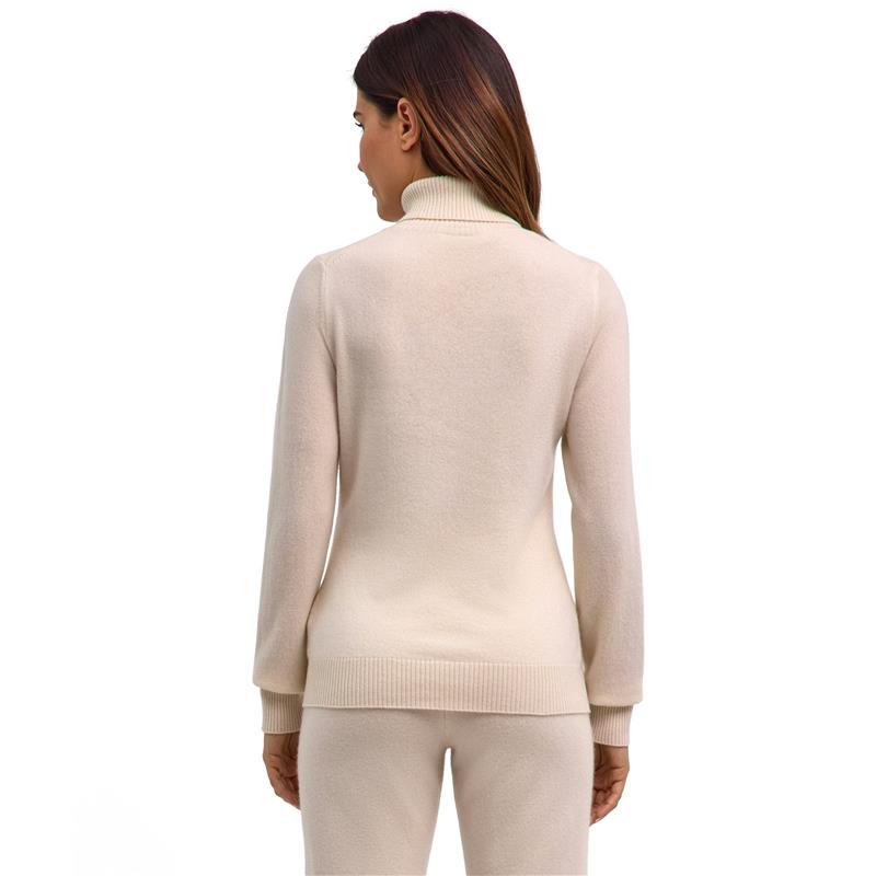 Ženski pulover FALKE Pure Cashmere Pullover off-white