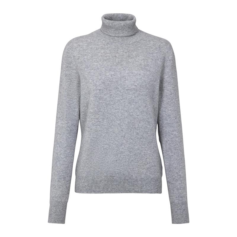 Ženski pulover FALKE Pure Cashmere Pullover lt. heather