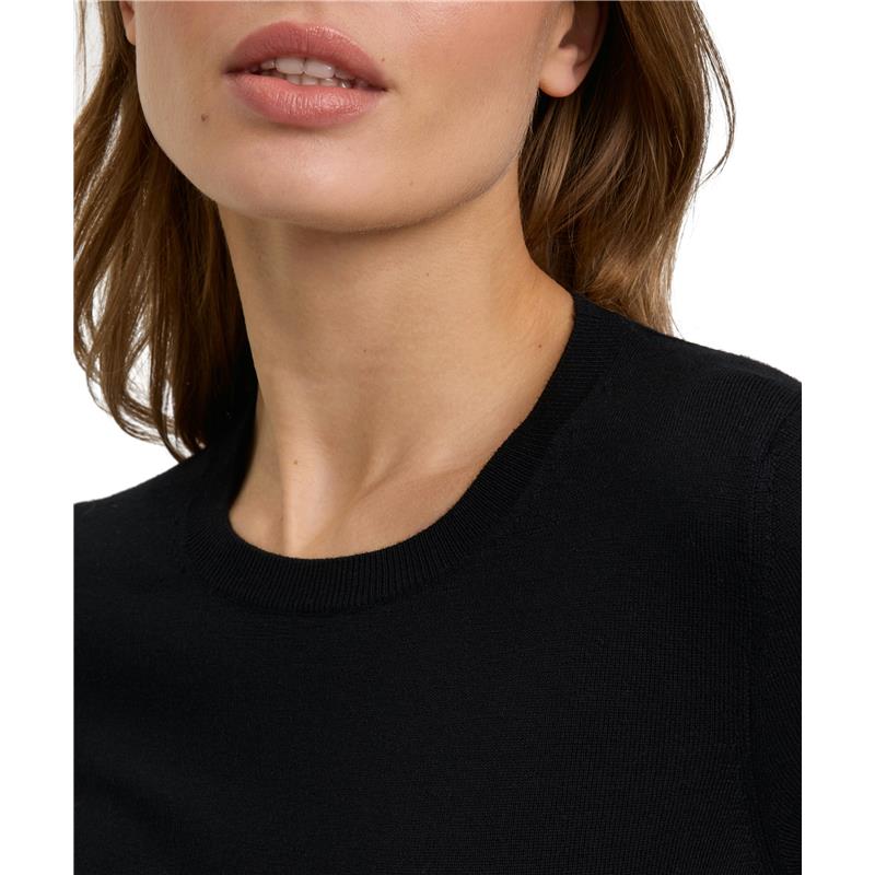 Ženski pulover FAV Merino X-fine Crew Neck w black