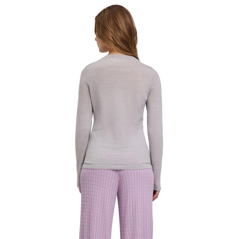 Ženski pulover FAV Merino X-fine Crew Neck w light grey heat