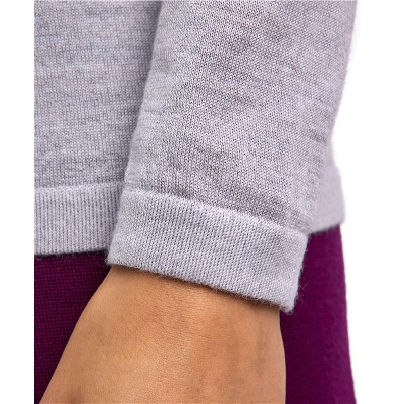 Ženski pulover FALKE Pure Merino Wool Pullover light grey he