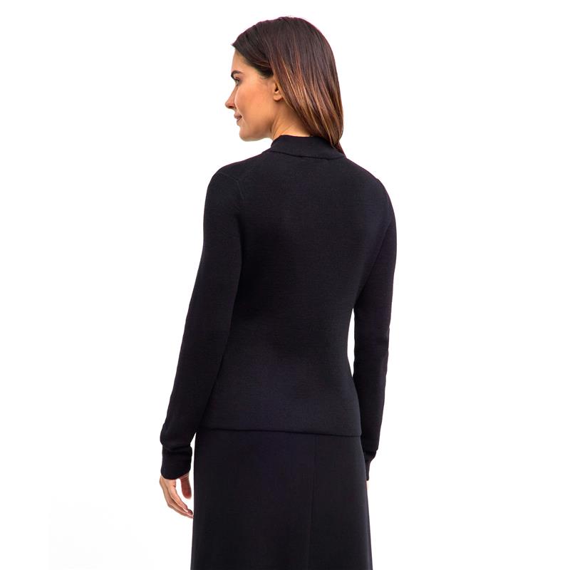 Ženski pulover FALKE Premium Merino Wool Pullover black