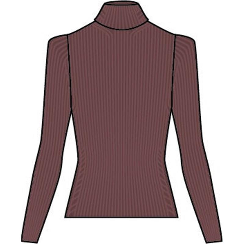 Ženski pulover FALKE Premium Merino Wool Pullover dark choco