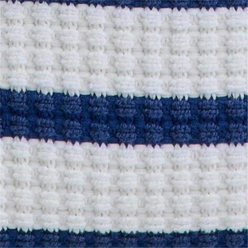 Torba SEL Striped Cotton Shopper w dark blue