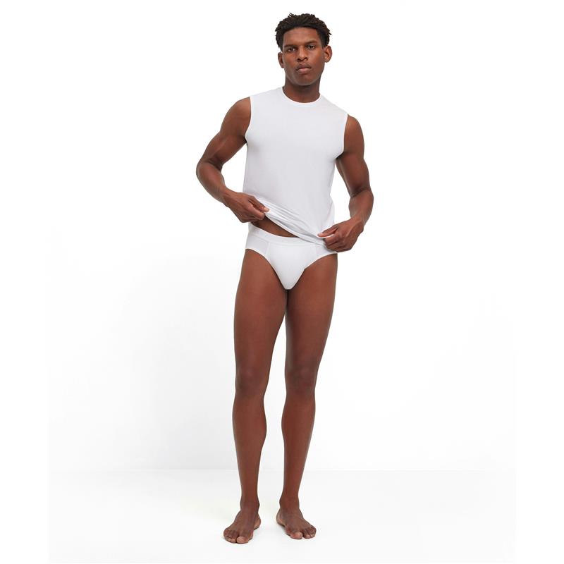 Moško spodnje perilo FALKE 2-Pack Briefs Daily Comfort white