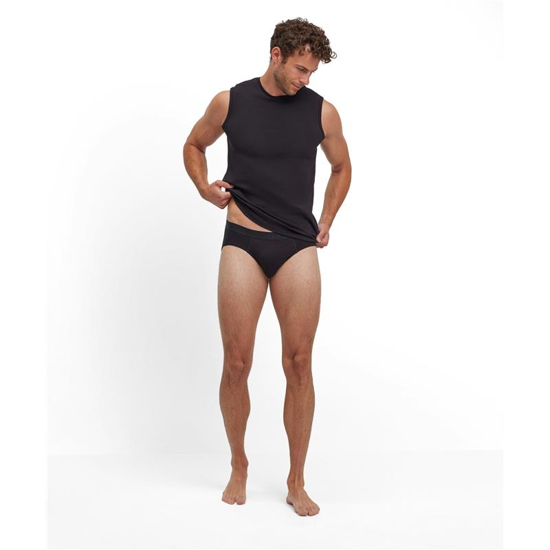 Moško spodnje perilo FALKE 2-Pack Briefs Daily Comfort black