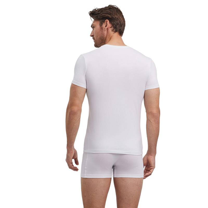 Moško spodnje perilo FALKE 2-Pack T-Shirt Daily Comfort whit