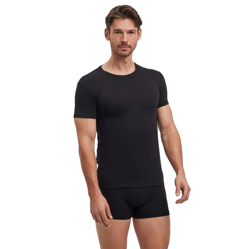 Moško spodnje perilo FALKE 2-Pack T-Shirt Daily Comfort blac