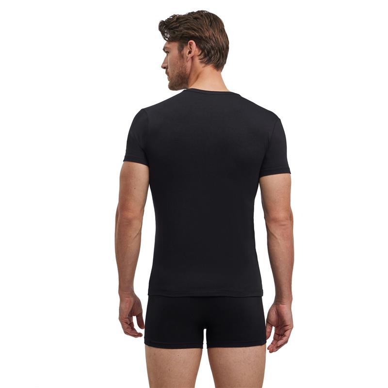 Moško spodnje perilo FALKE 2-Pack T-Shirt Daily Comfort blac