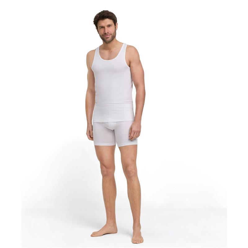Moško spodnje perilo FALKE 2-Pack Top Daily Comfort white