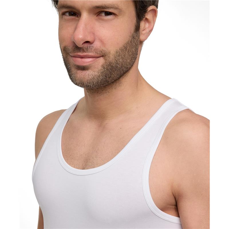Moško spodnje perilo FALKE 2-Pack Top Daily Comfort white