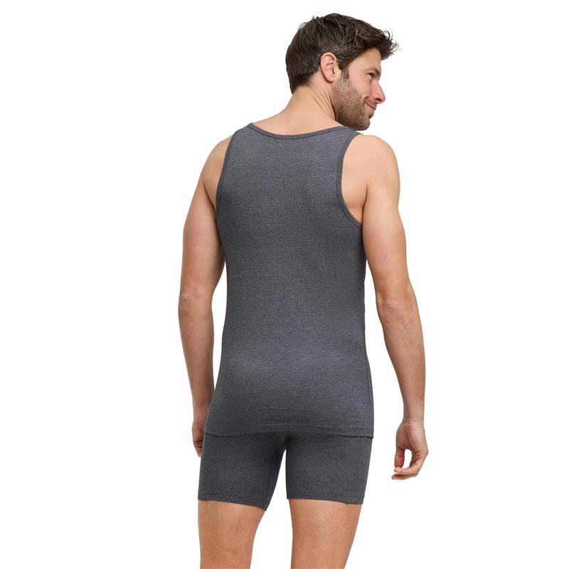 Moško spodnje perilo FALKE 2-Pack Top Daily Comfort dark gre