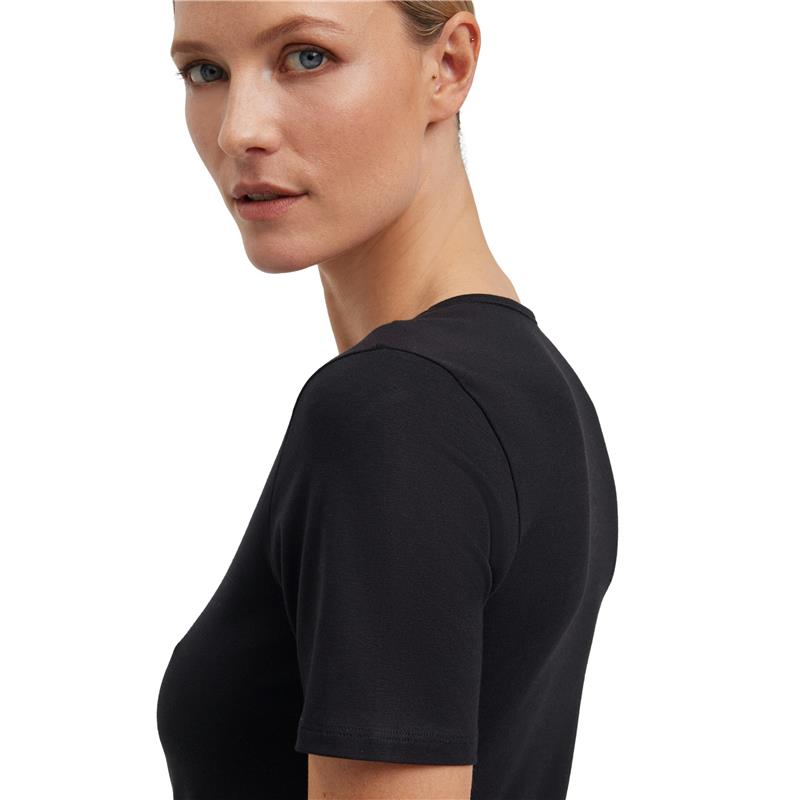 Žensko spodnje perilo FALKE UW T-Shirt CO/EL w black