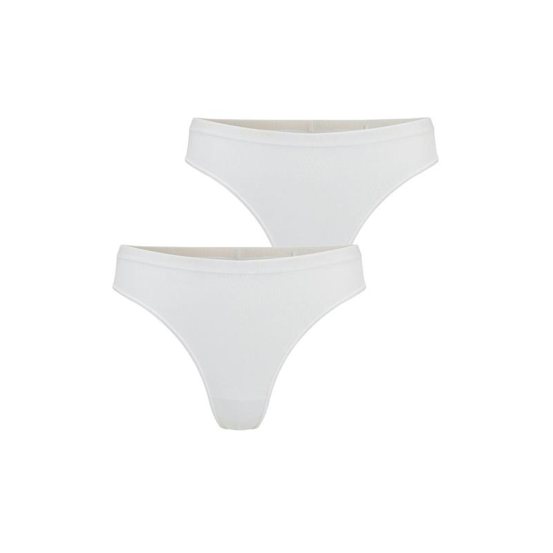 Žensko spodnje perilo FALKE 2-Pack Thong Daily Comfort white