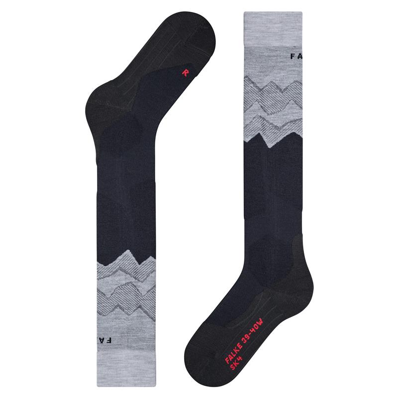Nogavice FALKE SK4 Advanced Women Skiing Knee-High Socks bla