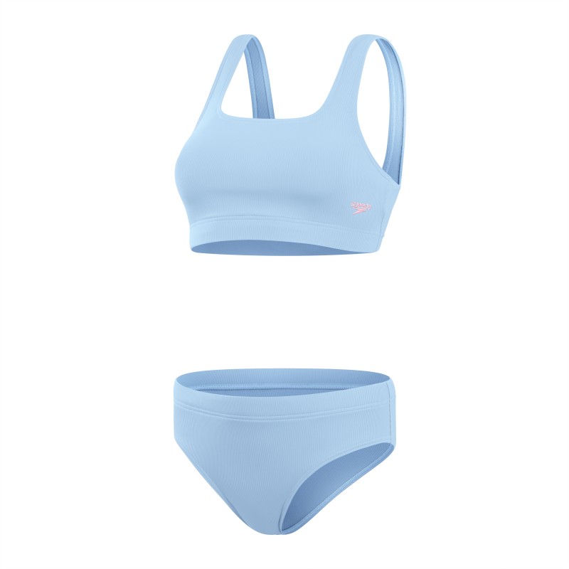 Ženske kupaće gaće TEXTD DEEP U-BK 2PC BLUE
