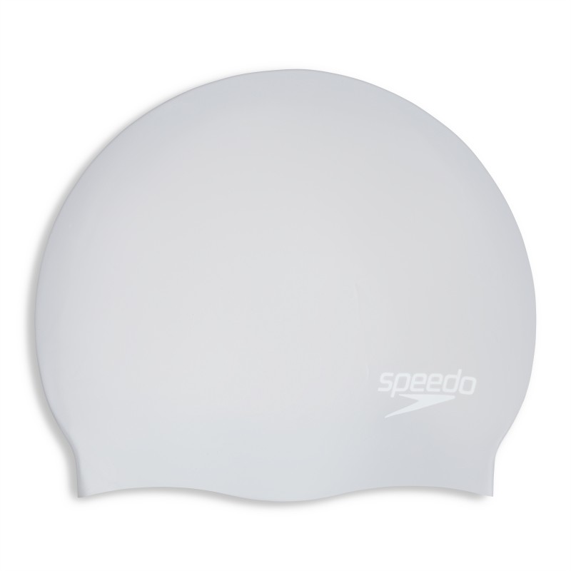 Plavalna kapa LONG HAIR CAP AU SILVER/WHITE