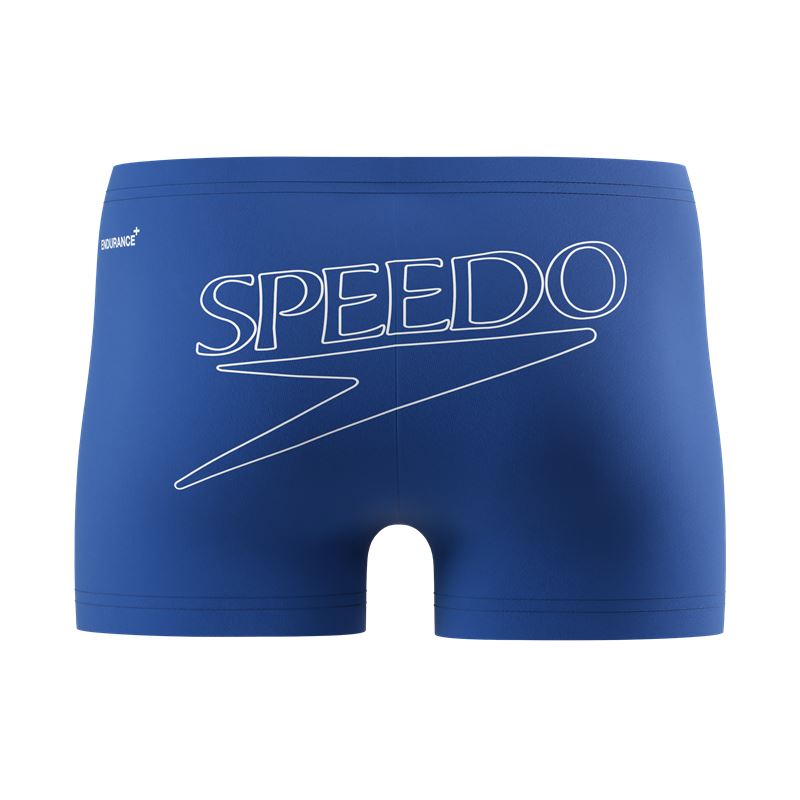 Moške kopalke END+ LOGO AQUASHORT BLU