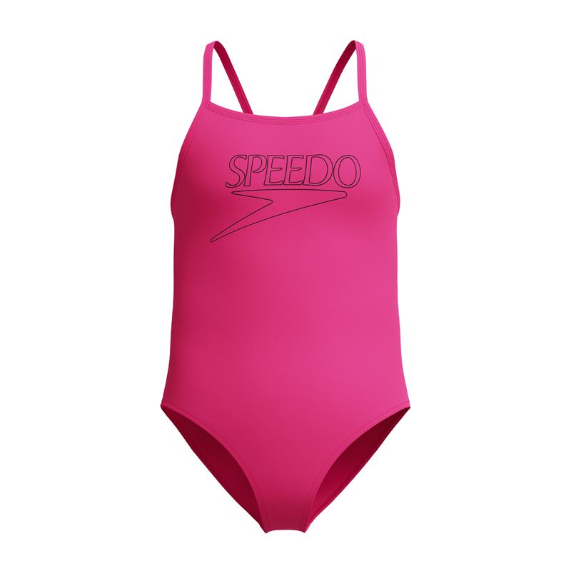 Otroške kopalke END+ LOGO THINSTRAP 1PC DKPNK