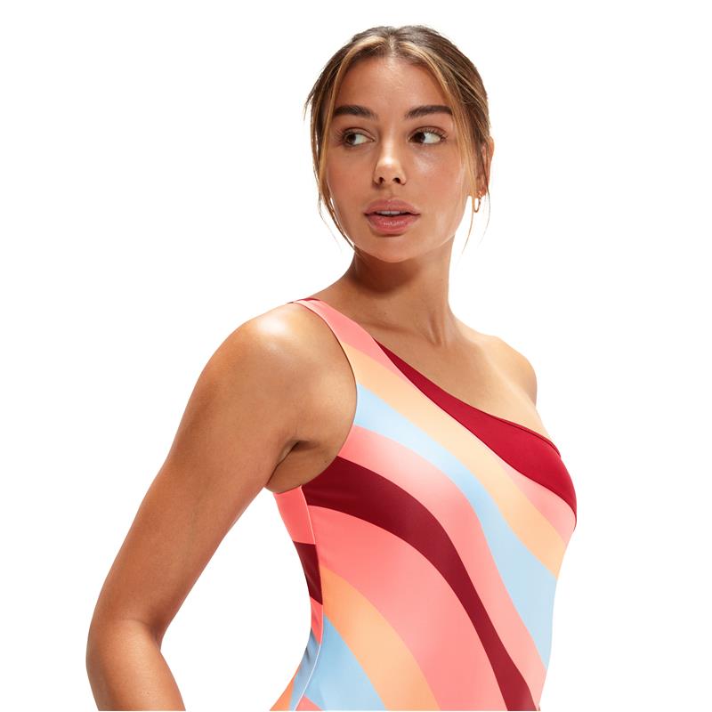 Ženske kupaćice ALV ASMTRC 1PC PINK/ORANGE