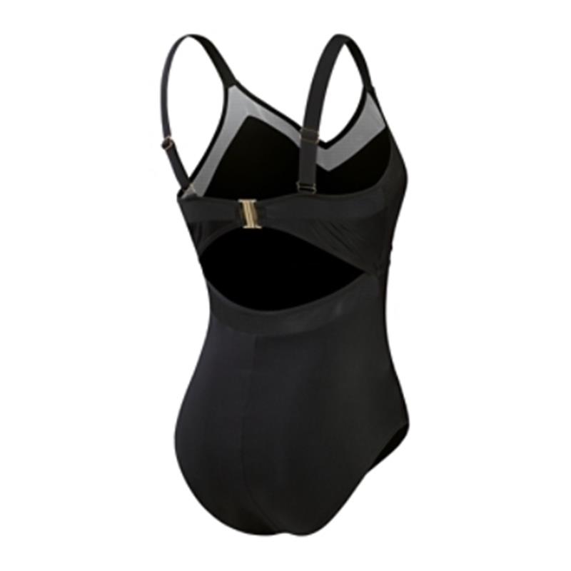 Ženske kopalke SPCSCU MSH DTL ONE PIECE AF BLACK