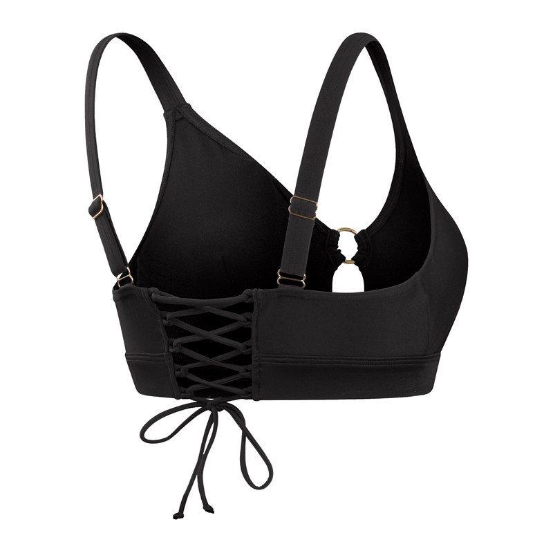 Ženski gornji dio kupaćica SPDSCU TRI BKNITP BLACK