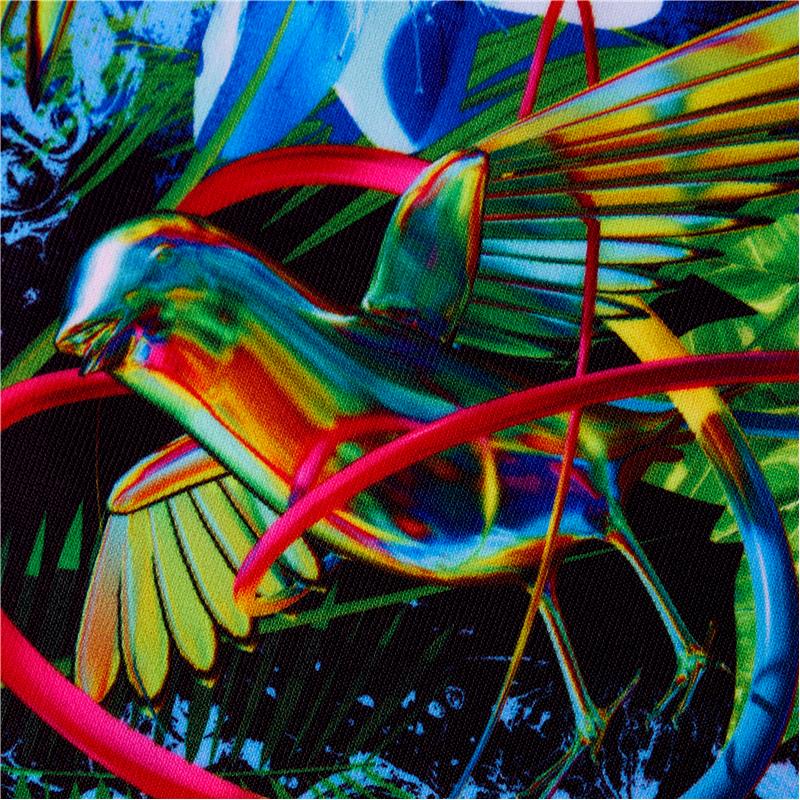 Ženske kupaće gaće ALV V-BACK 1PC GREEN/BLUE