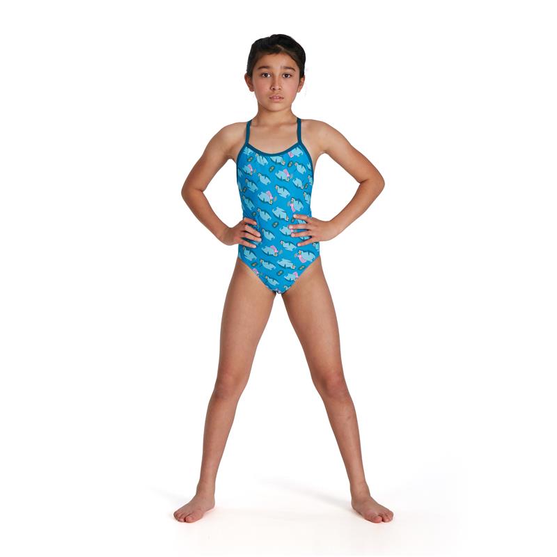 Dječje kupaćice ALV V-BACK BLUE/BLUE