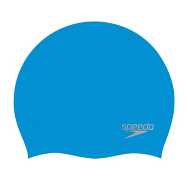 Plavalna kapa MOULDED SILC CAP AU BLUE/SILVER