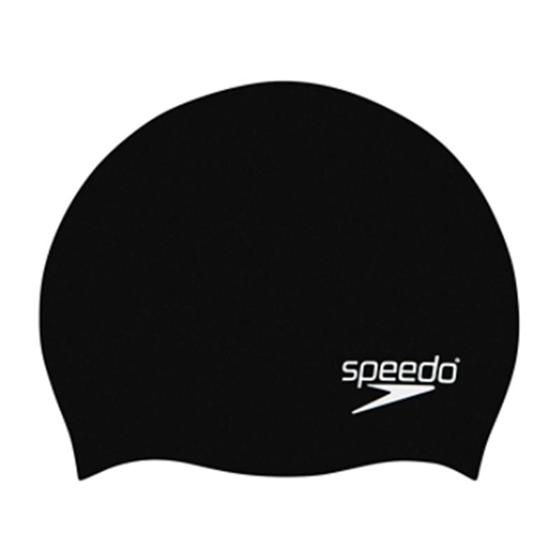 Otroška plavalna kapa MOULDED SILICONE CAP JU BLACK