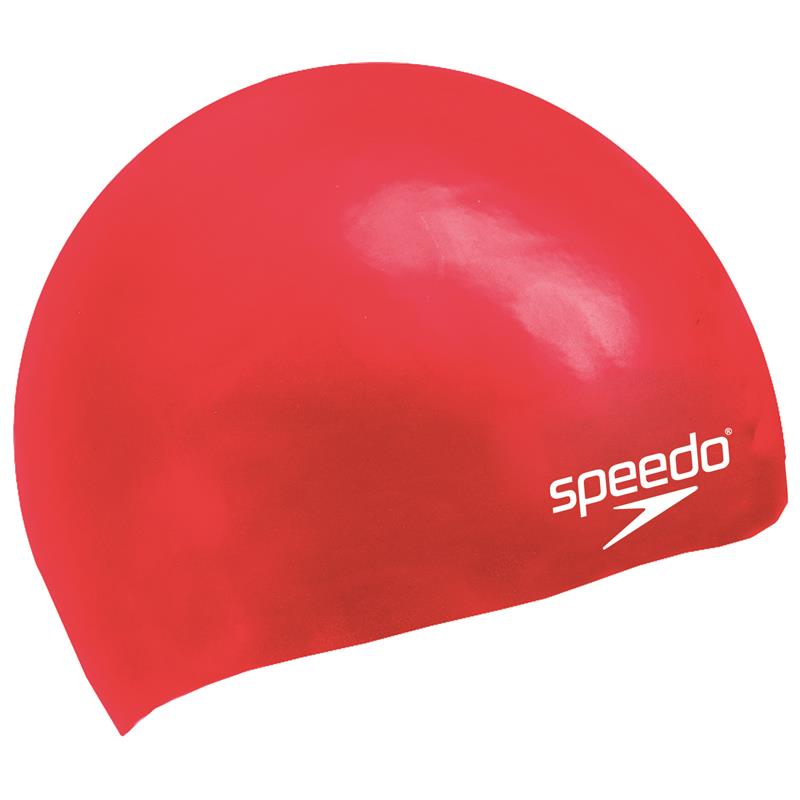 Dječja plivačka kapa MOULDED SILICONE RED